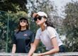 pista de tenis valencia - dos chicas
